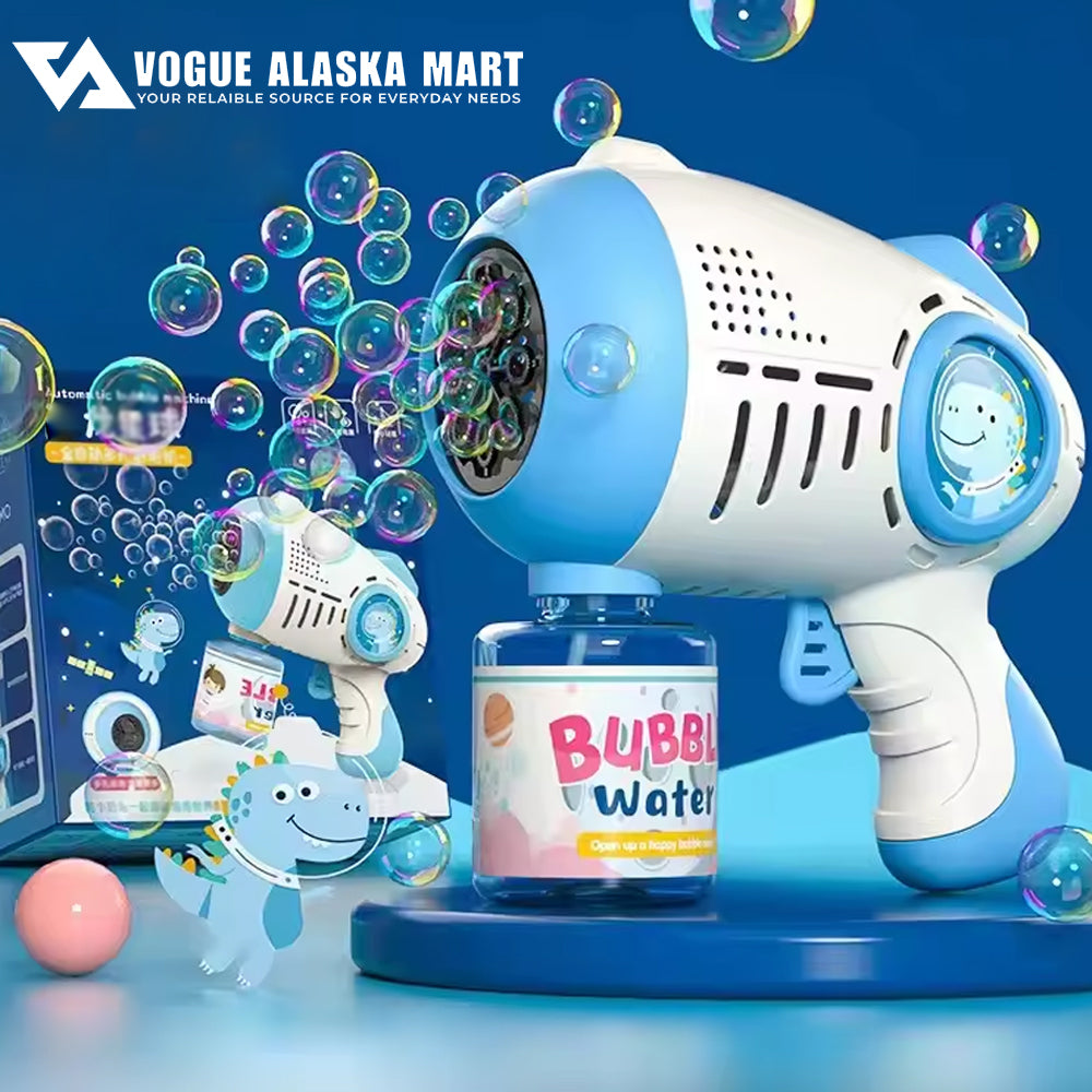 Electric Bubble Machine with LED Light For Kids