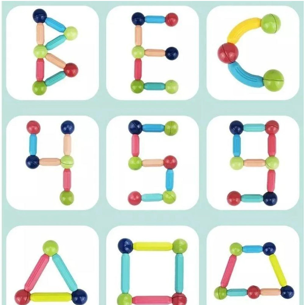 25 Piece Magnetic Building Blocks Set For Kids Learning