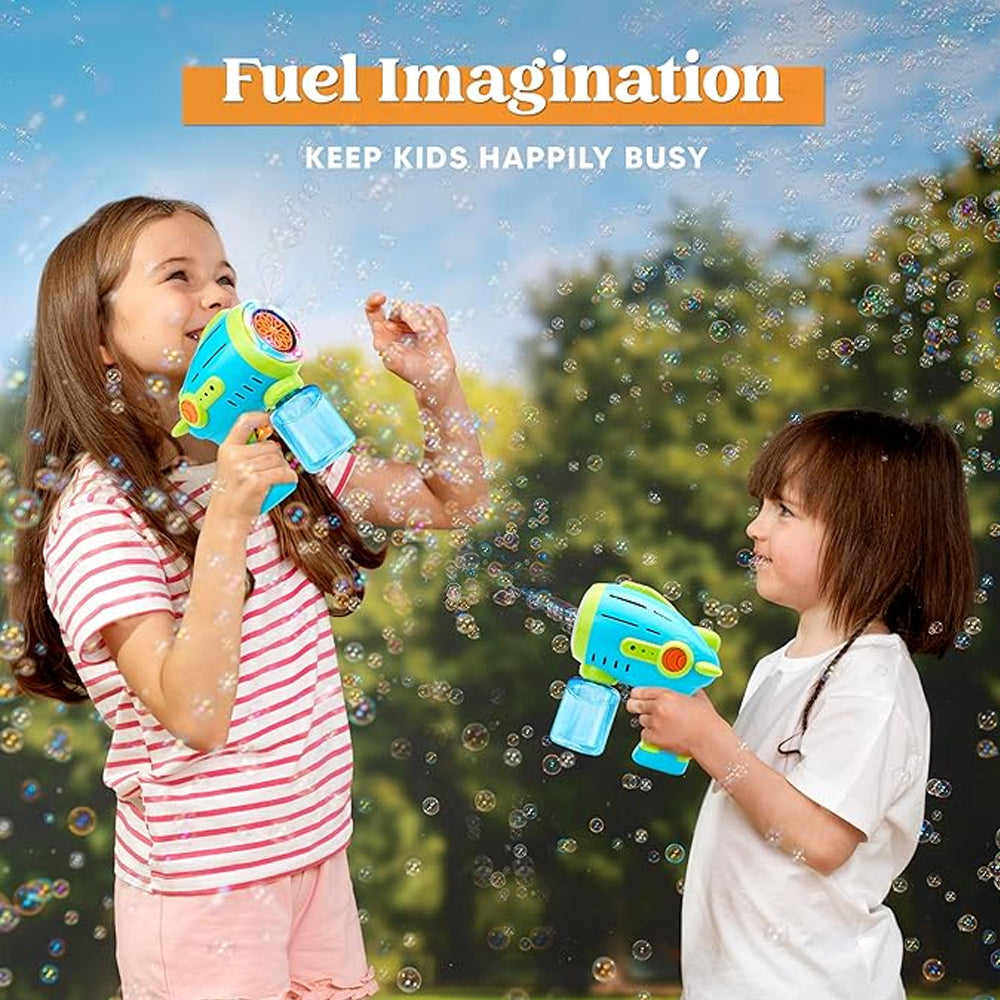 Electric Bubble Machine with LED Light For Kids