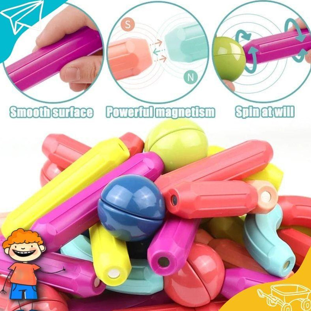25 Piece Magnetic Building Blocks Set For Kids Learning