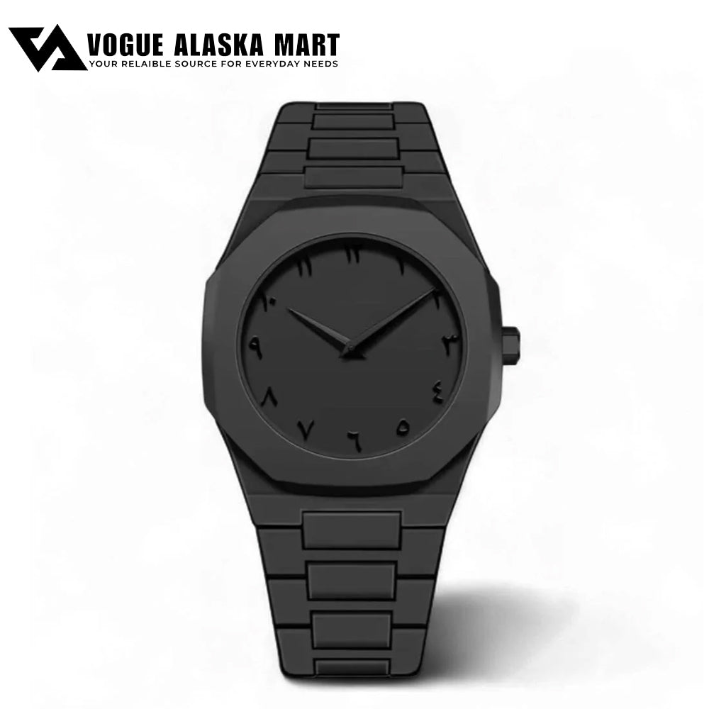 Original Aura Black Microfibre Watch For Men