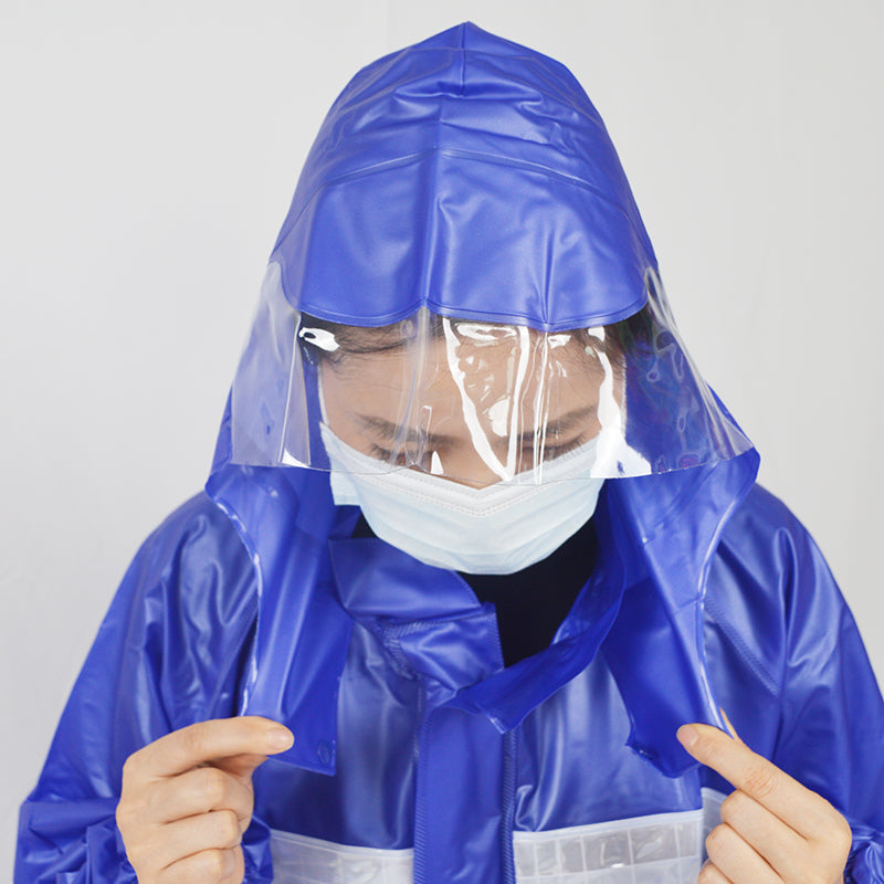 PVC 100% Waterproof Rainsuit ( Rain Coat + Trouser ) Barsati