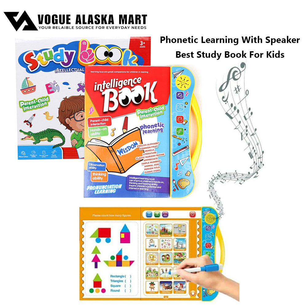 Phonetic Learning Digital Intelligence Study Book For Kids