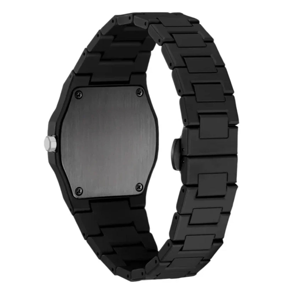 Original Aura Black Microfibre Watch For Men