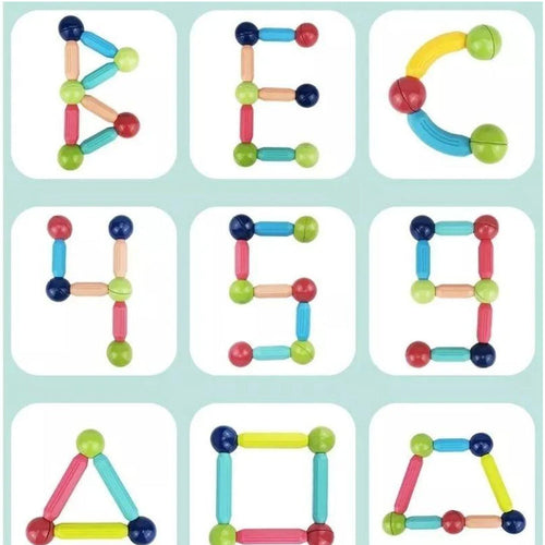 25 Piece Magnetic Building Blocks Set For Kids Learning