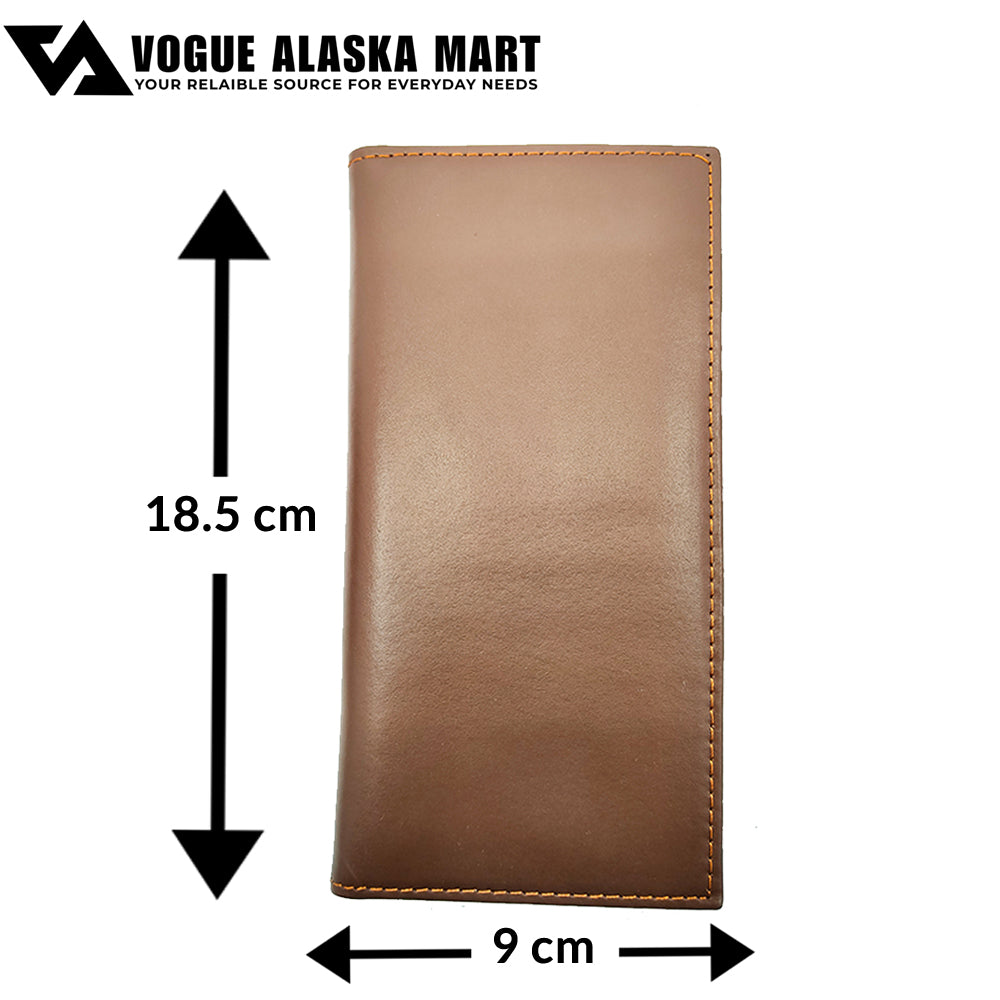 Men’s Premium Slim Long Wallet – Mobile Money & Card Holder