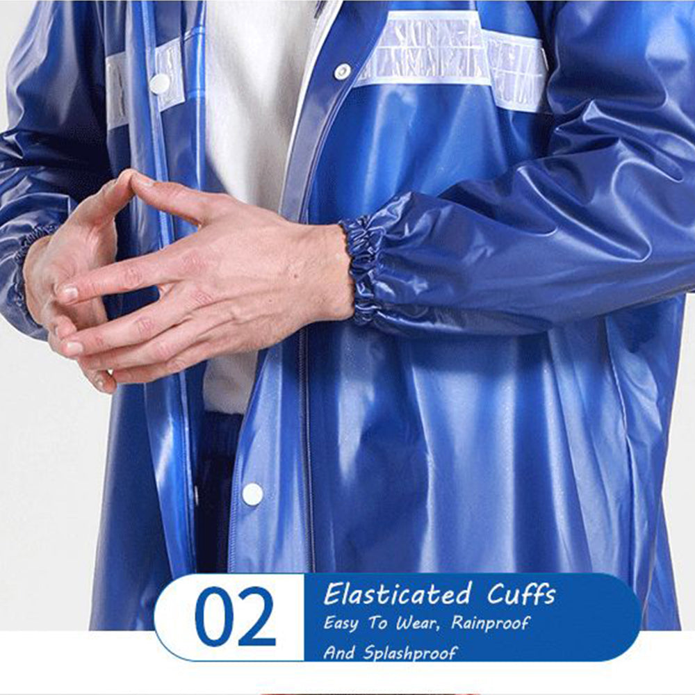 PVC 100% Waterproof Rainsuit ( Rain Coat + Trouser ) Barsati