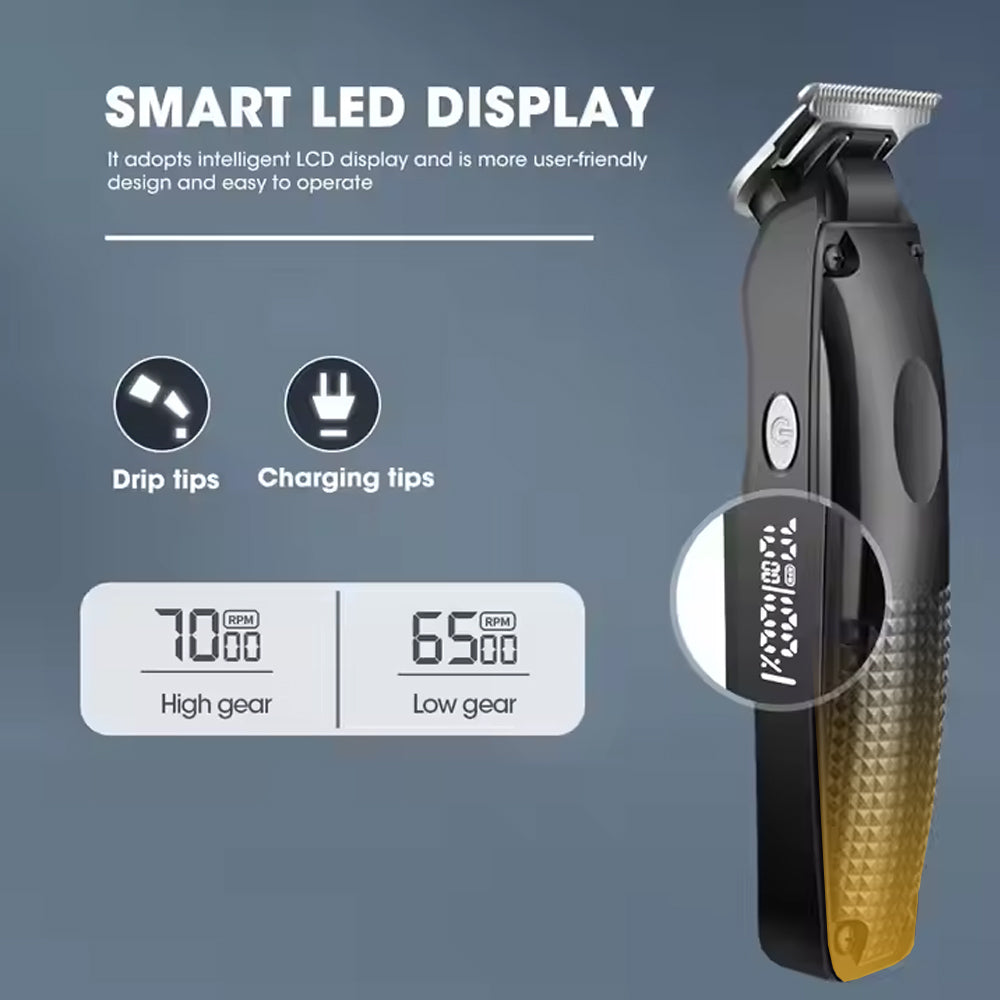 Daling RF-699 Professional Hair Trimmer With Unique Digital Display