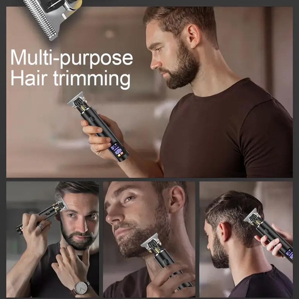 Daling DL 1638 Metallic Body Hair Clipper With LED Display