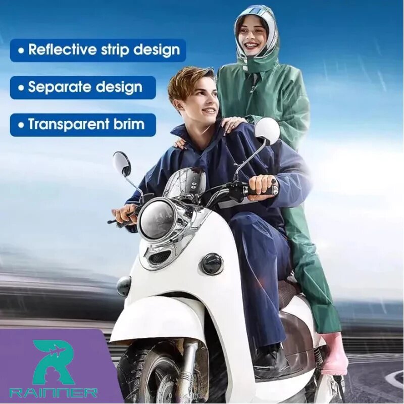 PVC 100% Waterproof Rainsuit ( Rain Coat + Trouser ) Barsati