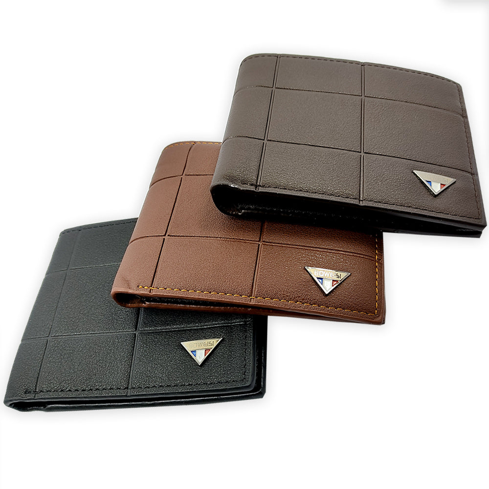 Men’s Wallet Multi Card Bifold Zipper Compartment Purse