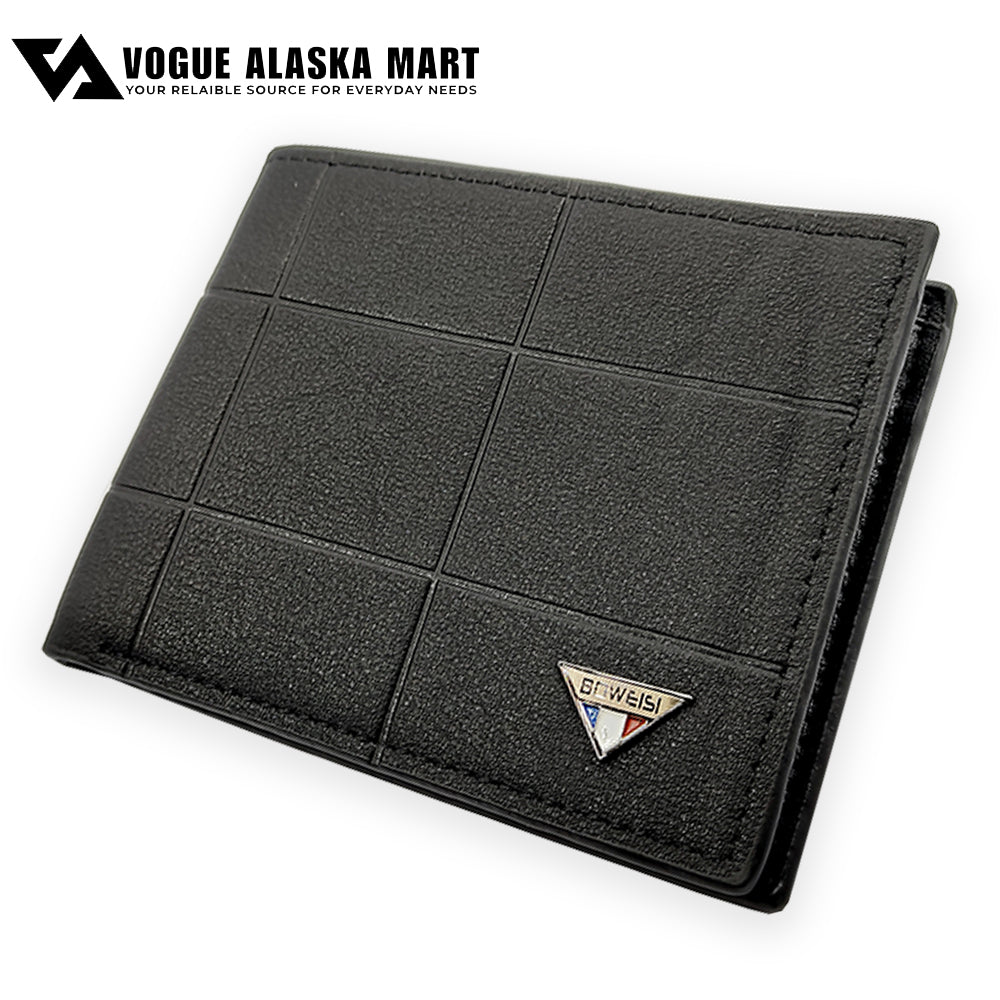 Men’s Wallet Multi Card Bifold Zipper Compartment Purse