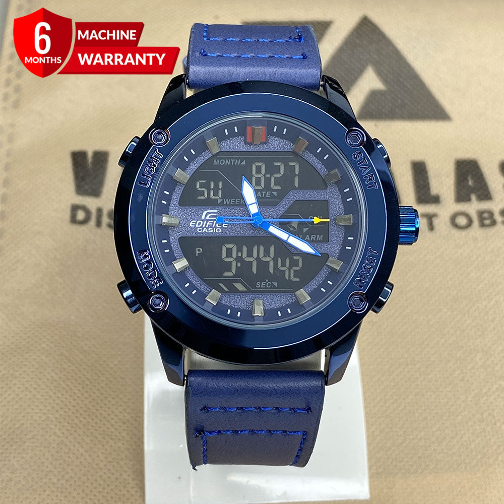 EDF-3689 Dual Time Analog & Digital Straps Watch for Men