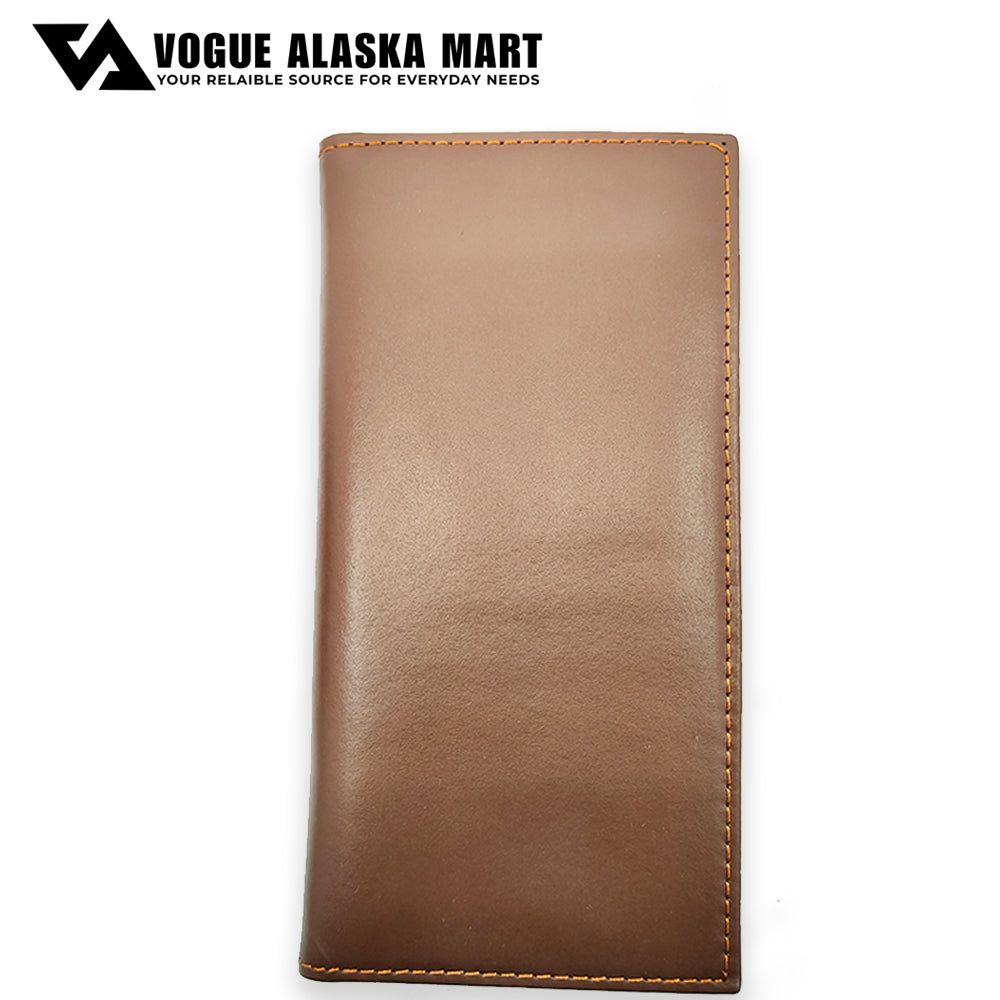 Men’s Premium Slim Long Wallet – Mobile Money & Card Holder