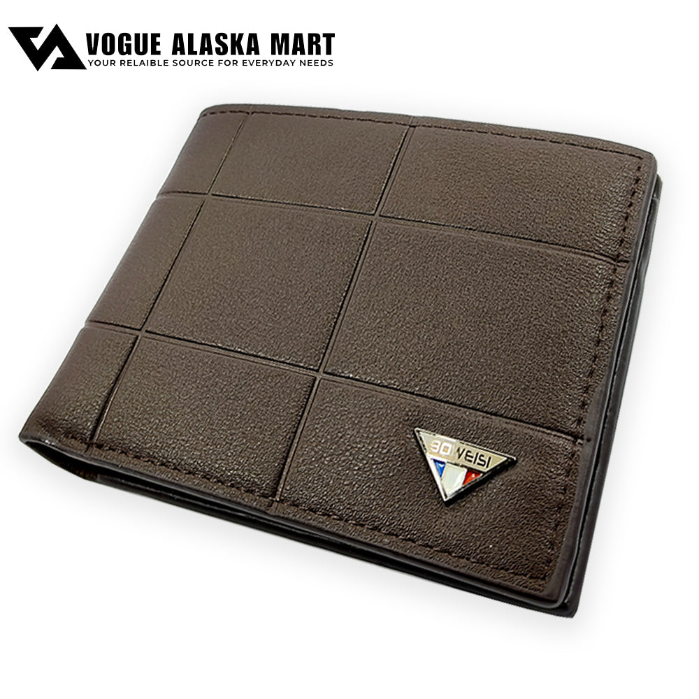 Men’s Wallet Multi Card Bifold Zipper Compartment Purse