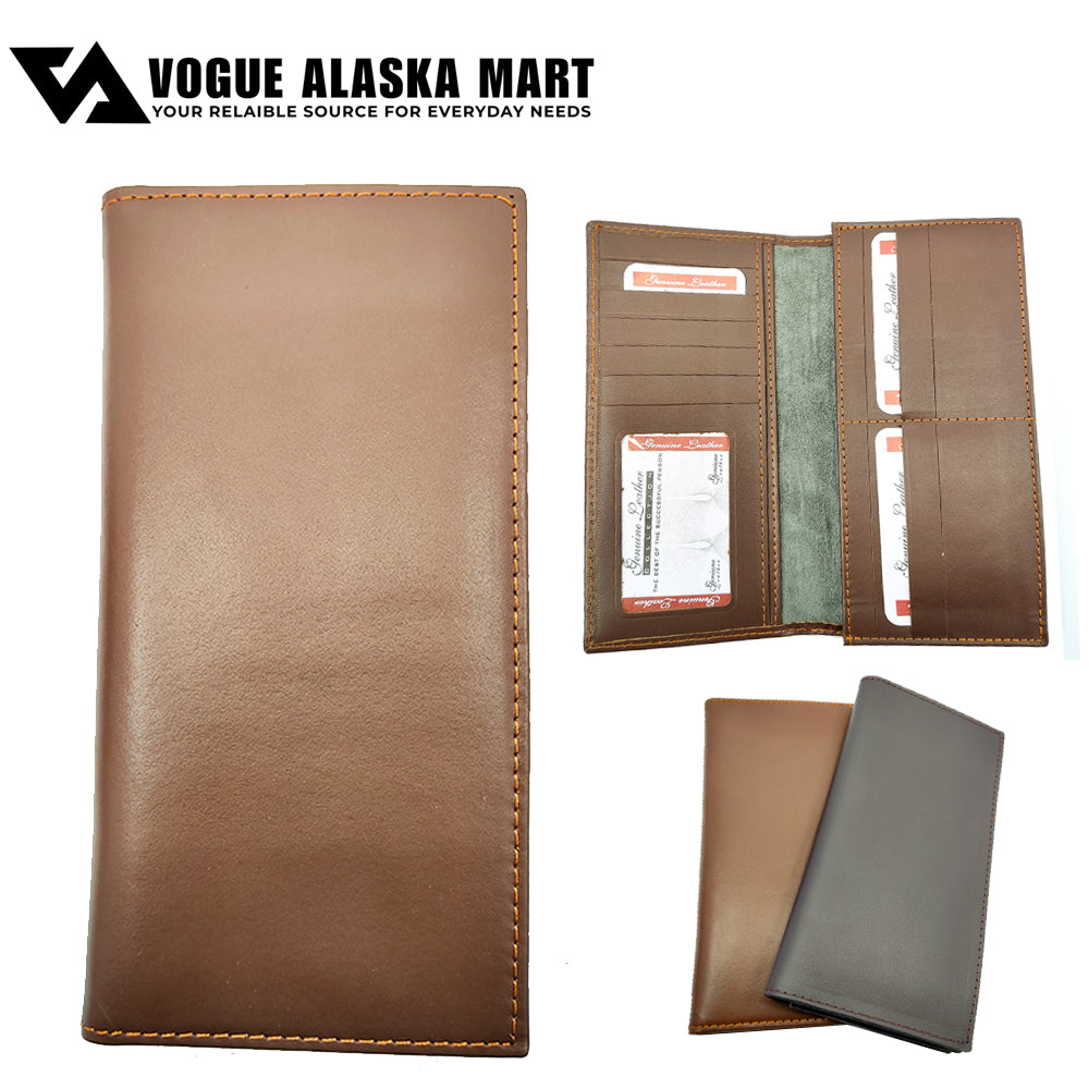 Men’s Premium Slim Long Wallet – Mobile Money & Card Holder