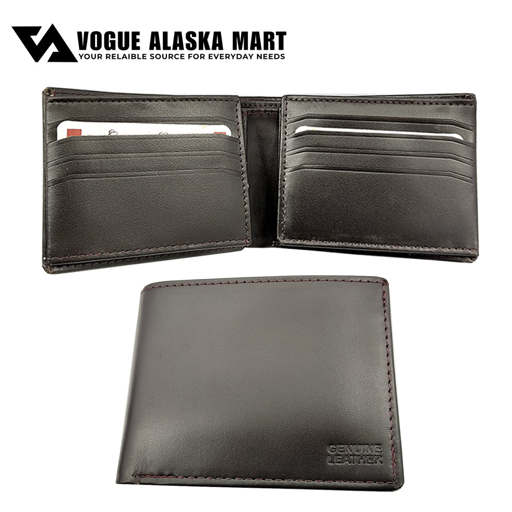 Slim Bifold Men’s Wallet with 16 Card Slots – Stylish & Compact Design
