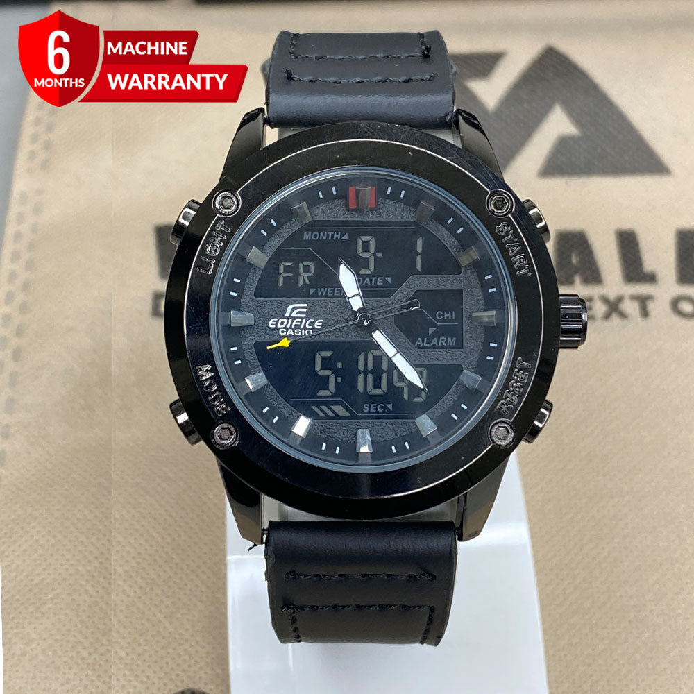 EDF-3689 Dual Time Analog & Digital Straps Watch for Men