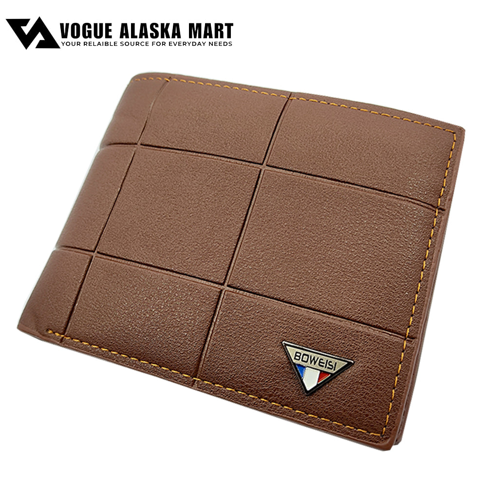 Men’s Wallet Multi Card Bifold Zipper Compartment Purse