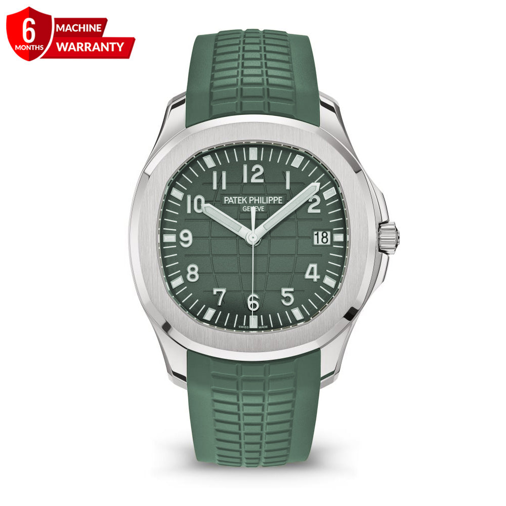 PP Silicone Strap Analog Watch with Date Display – Designed for Men