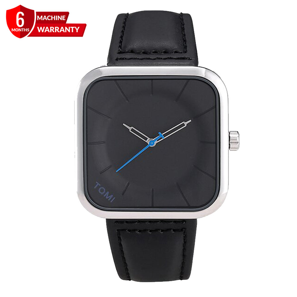 TOMI T093 Classic Square Dial Watch with Comfortable Straps for Men